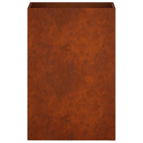 Градинска саксия 2 бр. Ръждясало 50 x 40 x 75 см