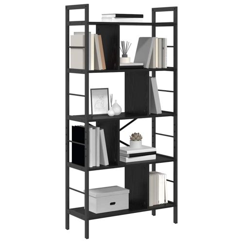 Рафт за книги 9 нива 75 x 30 x 156 см Инженерна дървесина