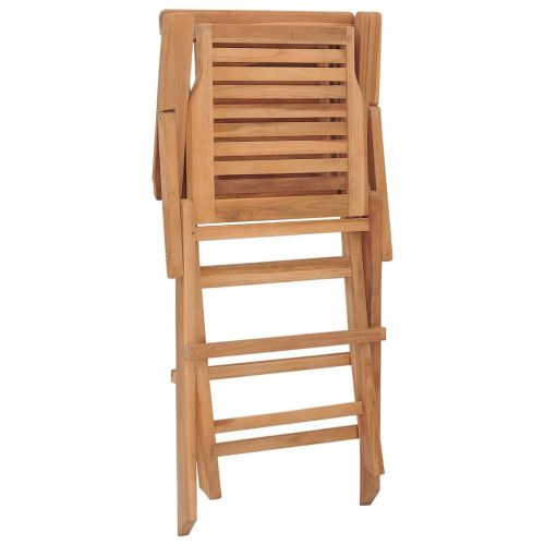 Сгъваеми столове 2 бр. 56x63x90 см Масивно тиково дърво