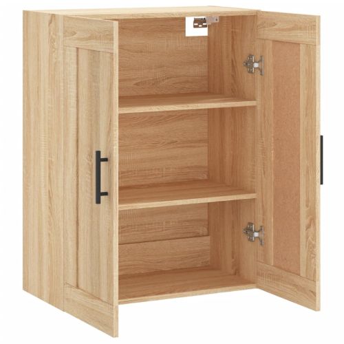 Стенен шкаф дъб сонома 69,5x34x90 см инженерно дърво