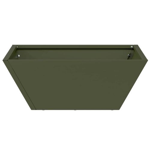Градинска саксия Маслиненозелено 40 x 40 x 15 см