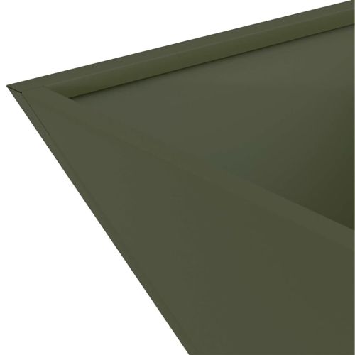 Градинска саксия Маслиненозелено 40 x 40 x 15 см
