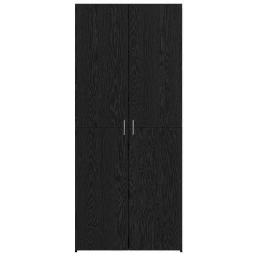 Висок шкаф Черния дъб 80 x 42 x 185 см