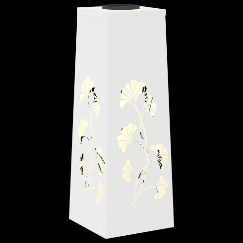Соларна LED светлина за пътека 2 бр. Топло бяло 18 x 18 x 50 см