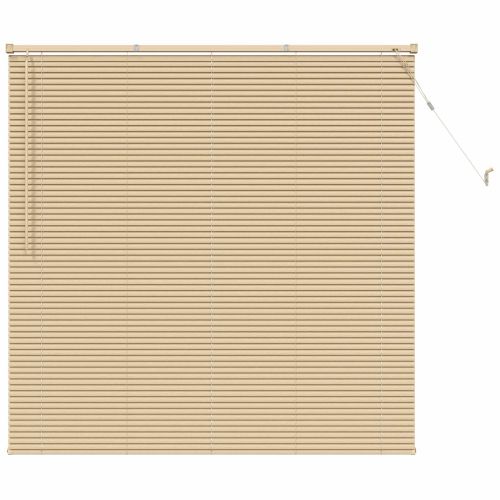 Венецианска щора Светло кафяво с шарка 150 x 130 см 25 mm ПВЦ