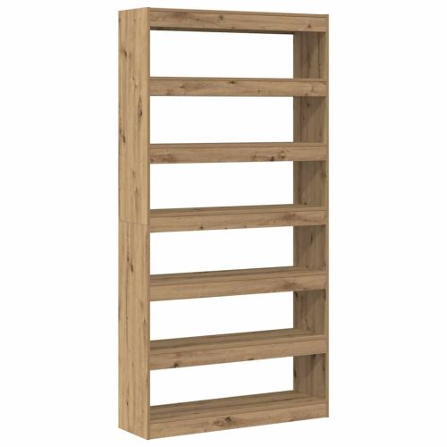 Шкаф за книги 6 нива 100 x 30 x 198 см Инженерна дървесина