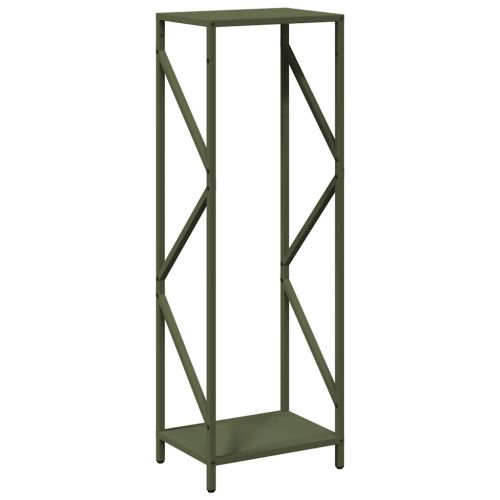 Стойка за дърва за огрев Olive Green 34x25x100 cm