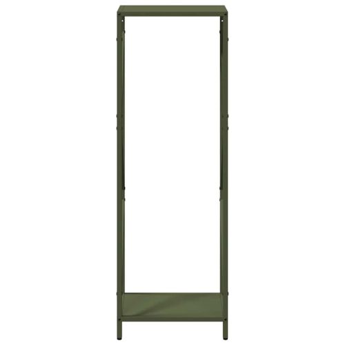 Стойка за дърва за огрев Olive Green 34x25x100 cm