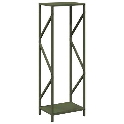 Стойка за дърва за огрев Olive Green 34x25x100 cm