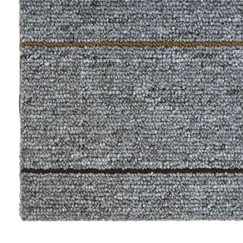 Килимна плочка Светлосиво на ивици 50 x 50 cm 36 бр. ПП и Битум