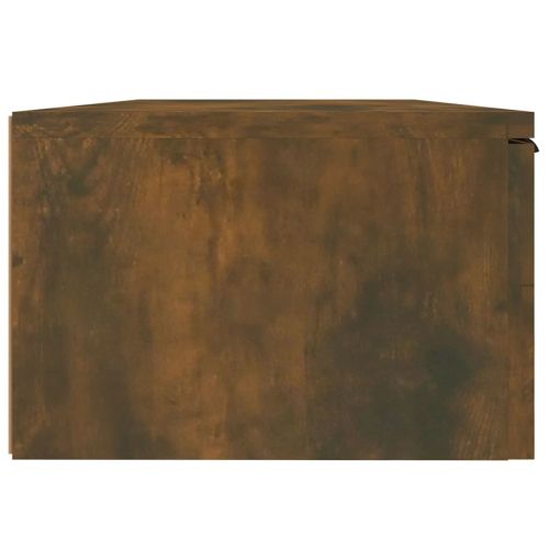 Стенни шкафове, 2 бр, опушен дъб, 68x30x20 см, инженерно дърво