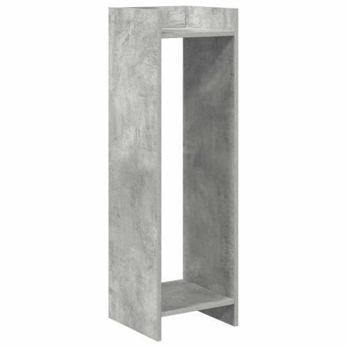 Стойка за растения 2 бр. Бетонно сиво 30 x 30 x 100 см