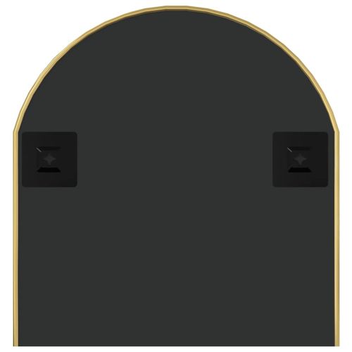 Стенно огледало златисто 90x40 см овално