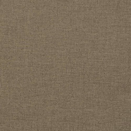 Шалте за шезлонг, меланж таупе, 200x50x4 см, плат