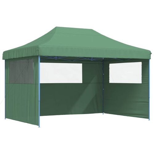 Парти шатър 279 x 410 x 315 см Зелено Оксфордска тъкан