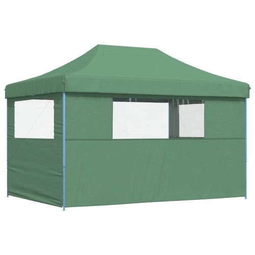Парти шатър 279 x 410 x 315 см Зелено Оксфордска тъкан