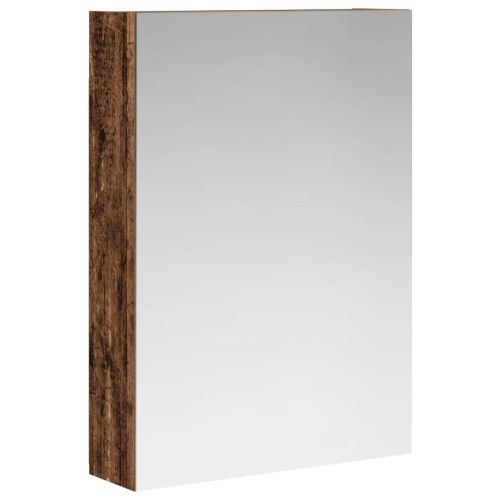 Шкаф с огледало за баня Старо дърво 50 x 14,5 x 70 см