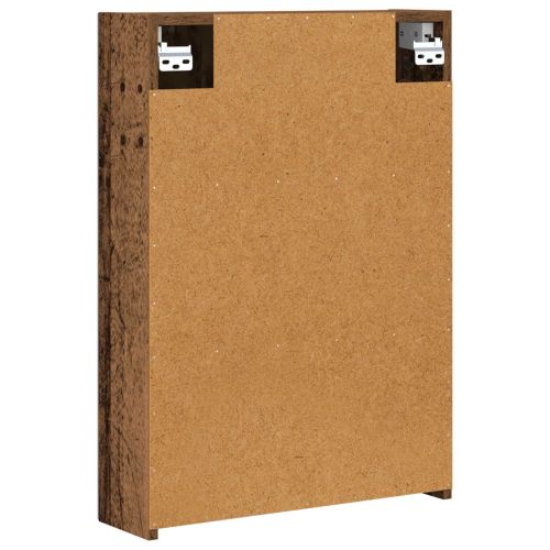 Шкаф с огледало за баня Старо дърво 50 x 14,5 x 70 см