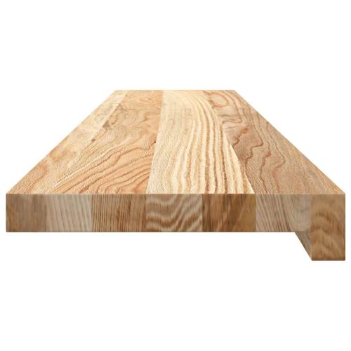 Прозоречни первази, 2 бр, 100x20x2 см, необработен масивен дъб