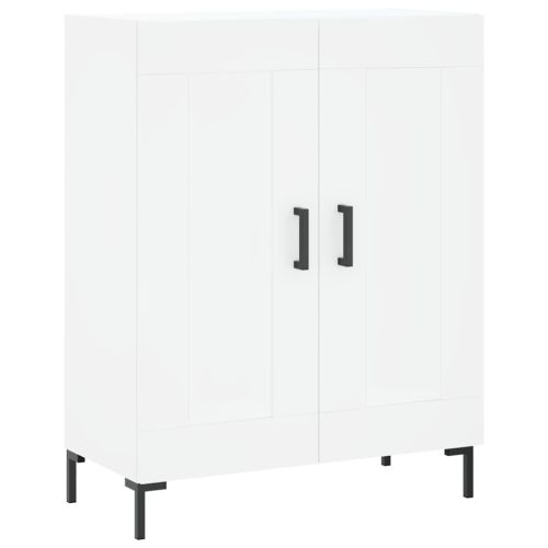 Висок шкаф, бял, 69,5x34x180 см, инженерно дърво