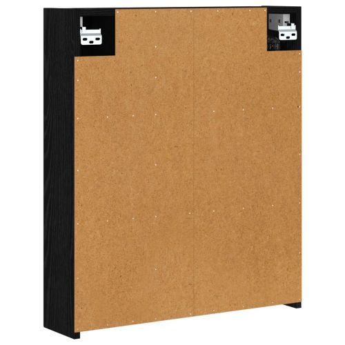 Шкаф с огледало за баня Черния дъб 60 x 14,5 x 70 см