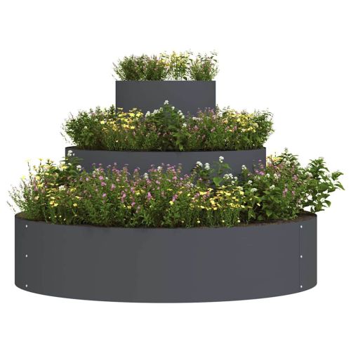 Градинска саксия Антрацит 90 x 90 x 20 см