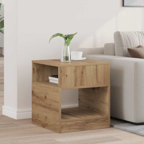 Крайна масичка Дъб 40,5 x 40 x 45 см Инженерна дървесина