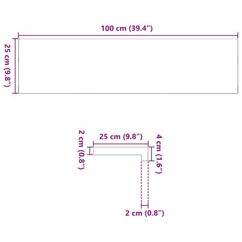 Стълбищни стъпала, 8 бр, светлокафяви, 100x25x2 см, дъб масив