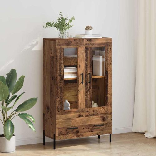Висок шкаф CORONA Старо дърво 69,5 x 31 x 115 см