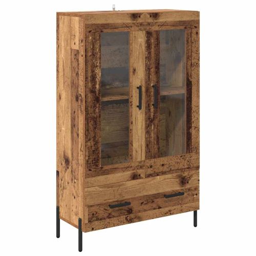 Висок шкаф CORONA Старо дърво 69,5 x 31 x 115 см