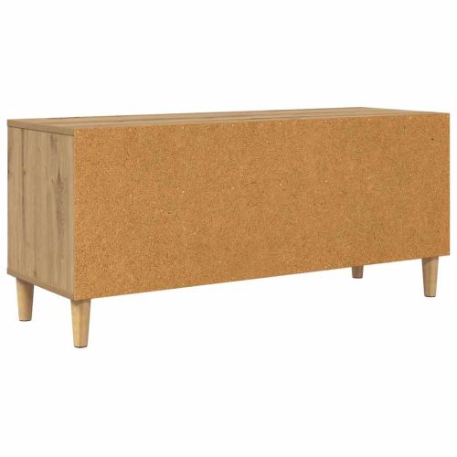 ТВ шкаф 100 x 34,5 x 44,5 см Дъб Инженерна дървесина