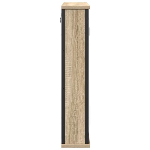 Шкаф с огледало Сонома дъб 42 x 12 x 60 см Инженерна дървесина