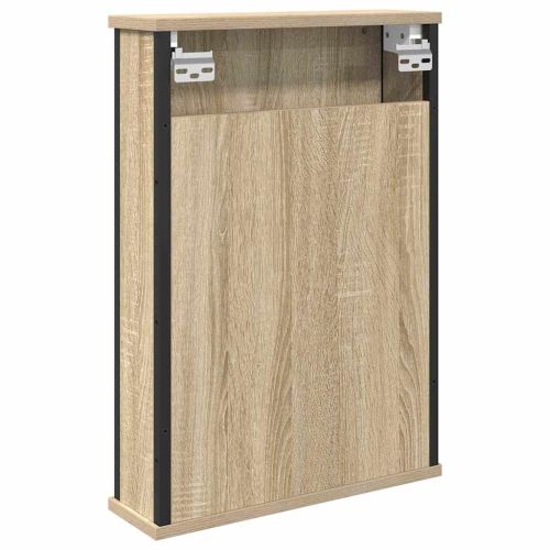 Шкаф с огледало Сонома дъб 42 x 12 x 60 см Инженерна дървесина
