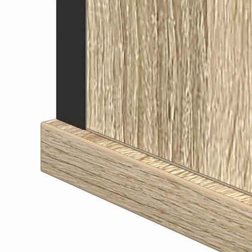 Шкаф с огледало Сонома дъб 42 x 12 x 60 см Инженерна дървесина