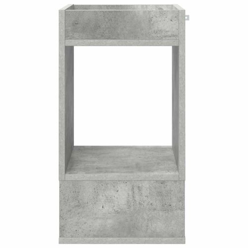 Крайна масичка 2 бр. Циментено сиво 30 x 30 x 56 см