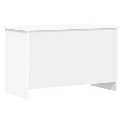 Складов сандък Бяло 80 x 40 x 50 cm Инженерна дървесина