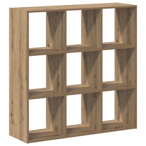 Библиотека дъб артизан 102x32x102 см инженерно дърво