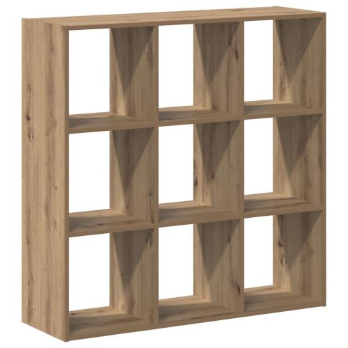 Библиотека дъб артизан 102x32x102 см инженерно дърво