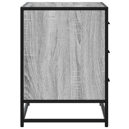 Шкаф с чекмеджета Grey Sonoma 70x41x56 cm Инженерна дървесина