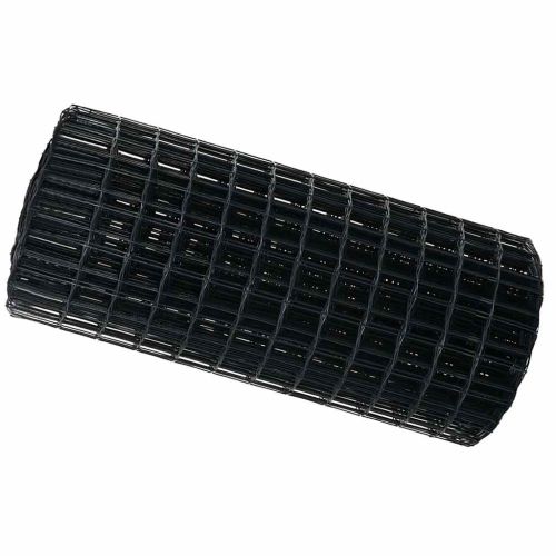 Европейска ограда 0,6 x 50 м Желязо с PVC покритие Сиво
