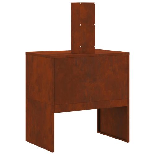 Огнище Ръждясало 60 x 40 x 96 см Патинираща стомана