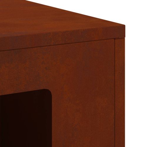Огнище Ръждясало 60 x 40 x 96 см Патинираща стомана