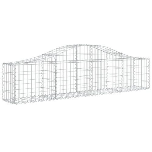 Дъговидна габионна кошница 200x30x40/60 см поцинковано желязо