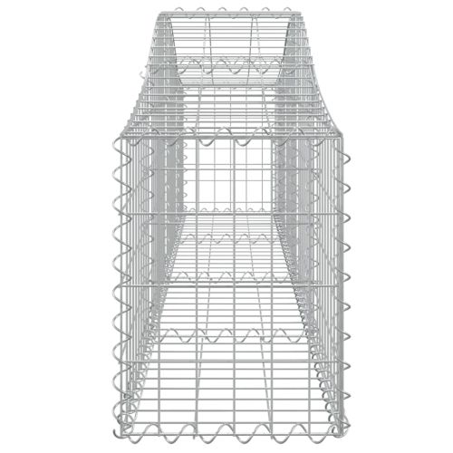 Дъговидна габионна кошница 200x30x40/60 см поцинковано желязо