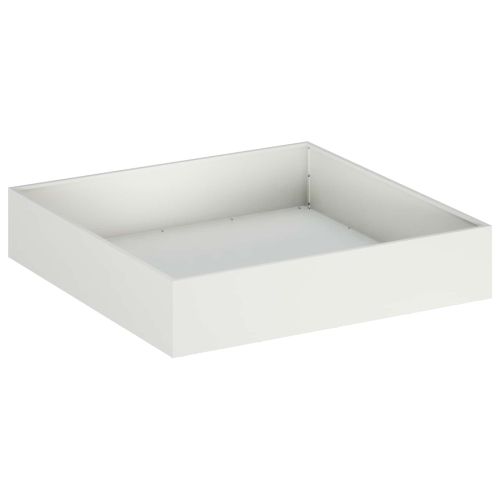 Градинска саксия Бяло 100 x 100 x 20 cm