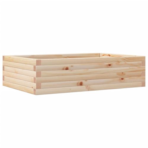 Градинска кашпа 90x60x23 см масивна борова дървесина