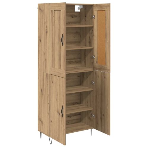 Висок шкаф Дъб 69,5 x 34 x 180 см Инженерна дървесина