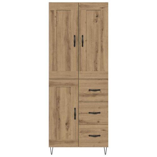 Висок шкаф Дъб 69,5 x 34 x 180 см Инженерна дървесина