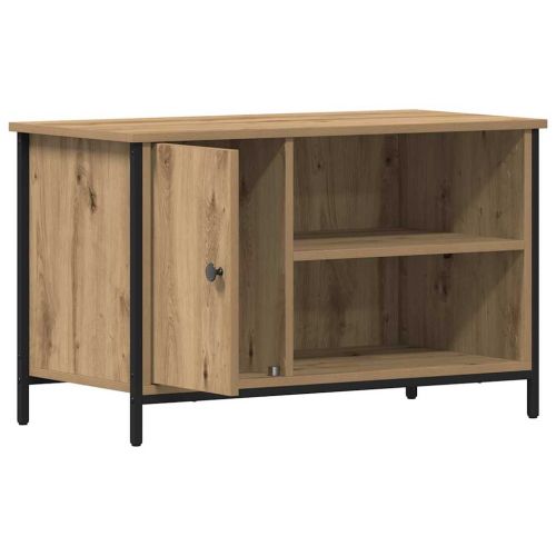 ТВ шкаф 80 x 40 x 50 cm дъб артизан Инженерна дървесина