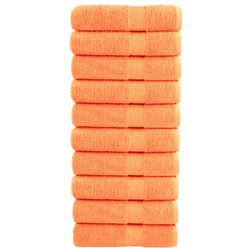 Премиум кърпи за баня SOLUND 10 бр оранжев 70x140 см 600 gsm